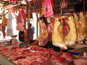 Pork Butcher Banazaan Market