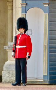 Guard at Buckingham Palace London