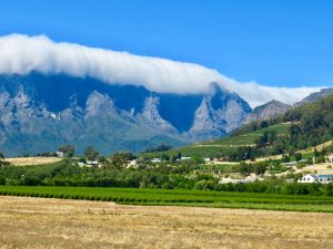 Western Cape Wine Lands South Africa.